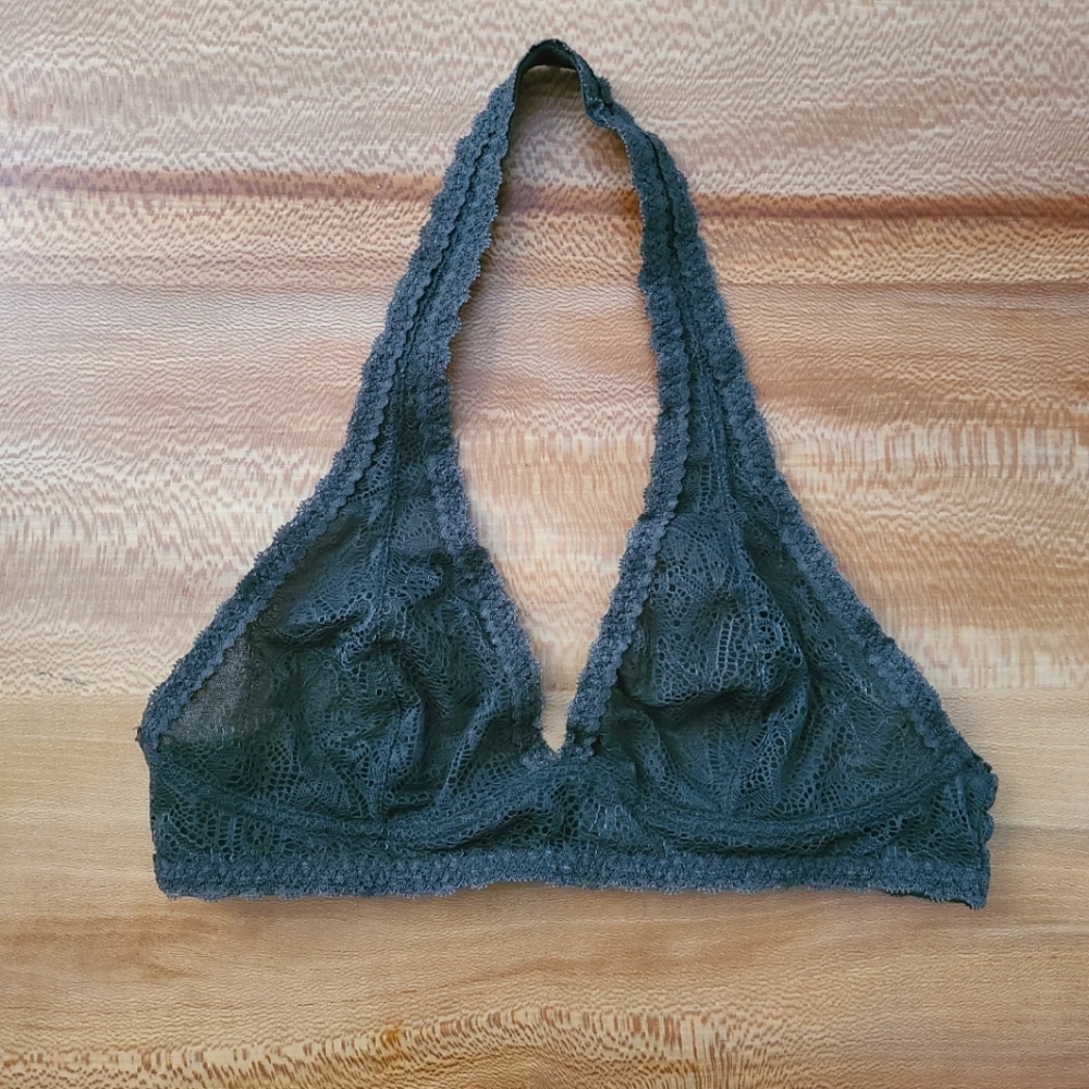 Aerie Halter Lace Bralette - Small